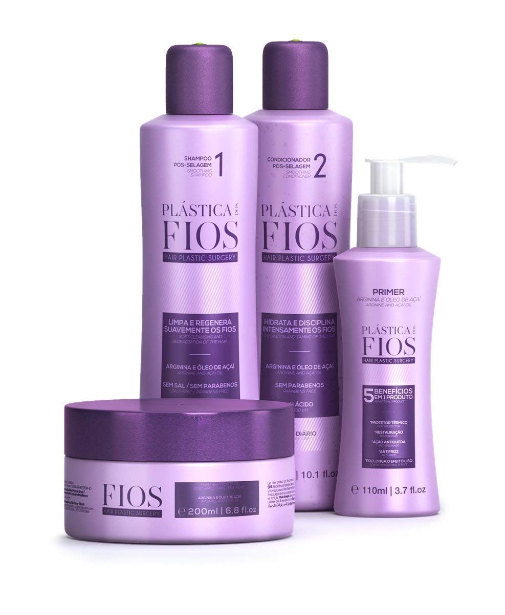 Amazon.com : Cadiveu - Plastica Dos Fios Keratin Treatment Kit - (3x ...