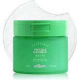 Efilow Heartleaf Trouble Soothing Toner Pads | Ultra-Slim Face Pads for Hydration and Calming Skincare, 100 Count, 180g