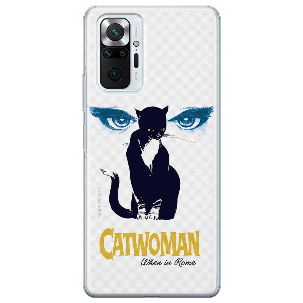 ERT GROUP mobile phone case for Xiaomi REDMI NOTE 10 PRO original and officially Licensed DC pattern Catwoman 007 optimally adapted to the shape of the mobile phone, case made of TPU