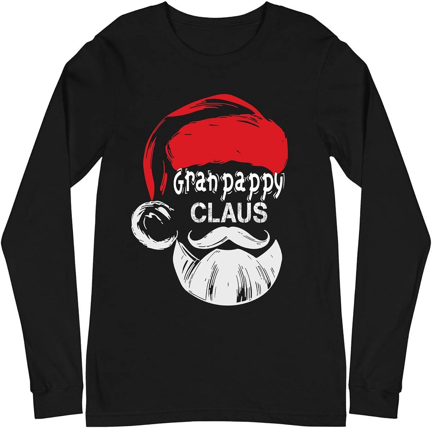 BOZOTA Personalized Long Sleeve, Granpappy Claus Long ...