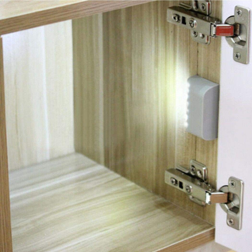 piokikio LED Sensor Light Cabinet Cupboard Closet Wardrobe Lights Lamp Under-Cabinet Lights