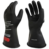 MAGID Rubber Insulating Electrical Safety Gloves, Class 0 ASTM Compliant