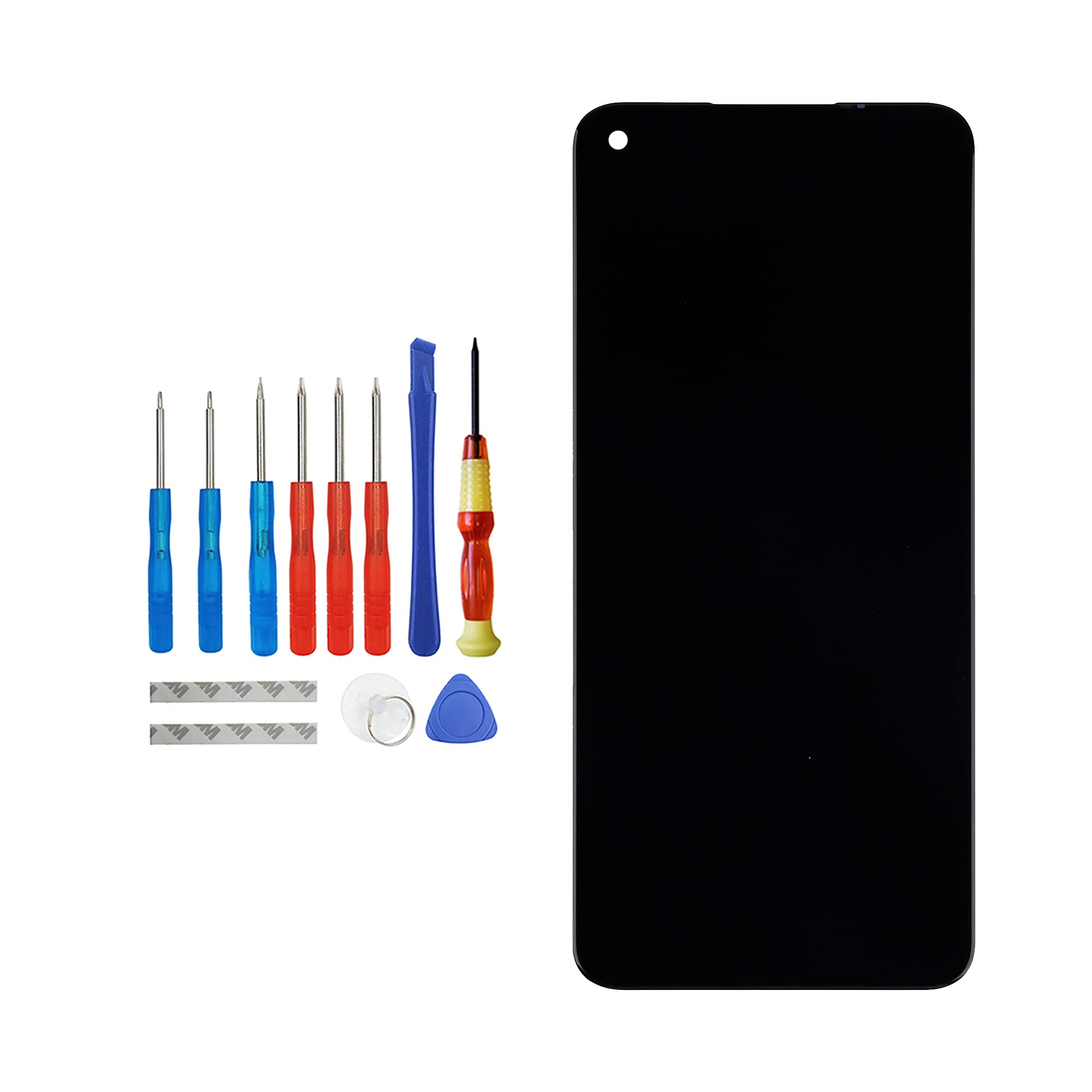 Vvsialeek LCD Display Compatible with Oppo A72 4G Oppo A52 4G CPH2067 Black Part LCD Touch Screen with Toolkit