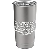 The Devil Whispered In My Ear Devil Quote Stainless Steel Insulated Tumbler