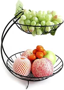 Cesta de frutas creativa nórdica, tazones de frutas minimalistas