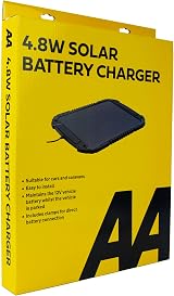 AA 12 V Car Solar Battery Trickle Charger AA1432 with Connectors 4.8W view 2