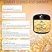 GLIMMER GODDESS Organic Whipped Body Butter - Subtle Level 1 Rose Gold Shimmer - Moisturizing & Nourishing Skincare with Natural Ingredients - Gentle Glow & Hydration for All Skin Types - 4.0 oz