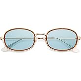 Appassal Retro Oval Sunglasses for Women Men Trendy Large Round Y2k Sunnies AP3681