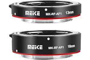 Meike MK-RF-AF1 Metal Auto Focus Macro Extension Tube Ring 11mm 18mm for Canon EOS-R EOS-RP RF Series Camera