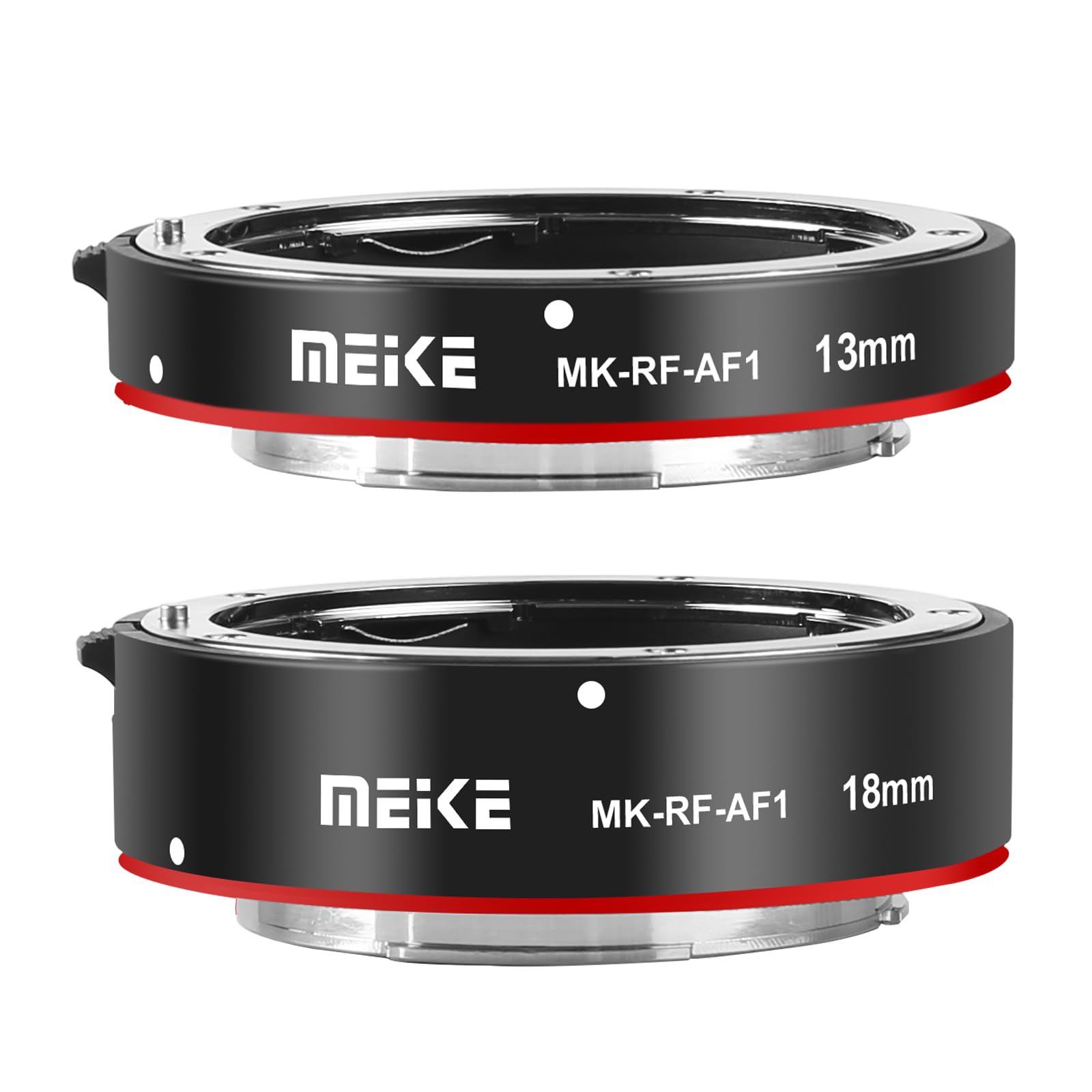 Meike MK-RF-AF1 Metal Auto Focus Macro Extension Tube Adapter Ring (13mm+18mm) Compatible with Canon RF-Mount EOS R RP Series Camera