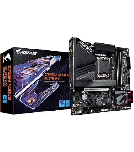 Placa Mãe Gigabyte Z790M AORUS ELITE AX ICE BRANCA WIFI (LGA 1700