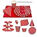 LolliZ® Ice Cream Cups 8oz., Red/Polka Dots, 12 Pcs