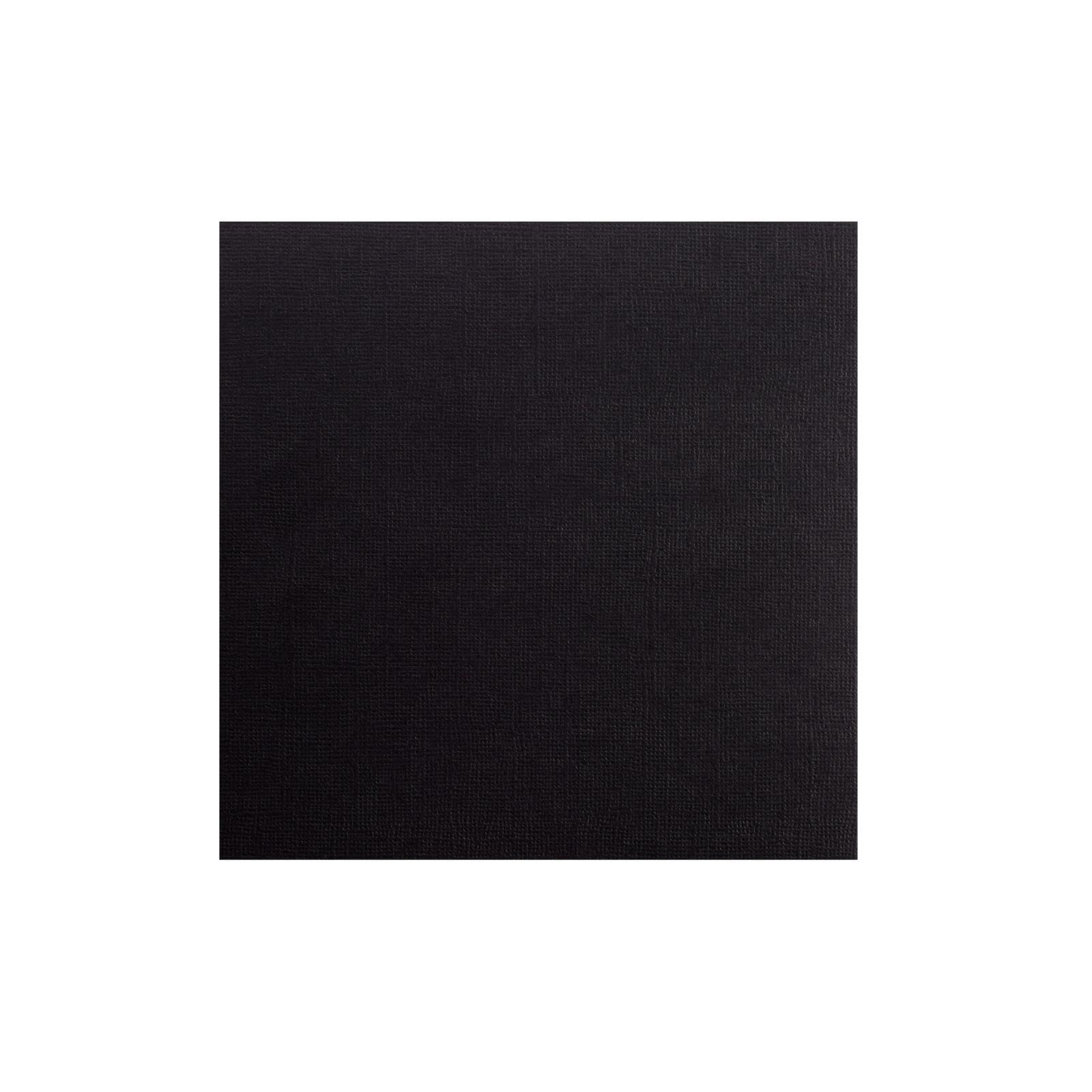 Florence Cardstock Textured - Coloured Card Making Supplies 6 x 6 inch - Black - 24 Sheets - Coloured Paper for Scrapbooking, Card Making and Other Paper Crafts - 216 gsm