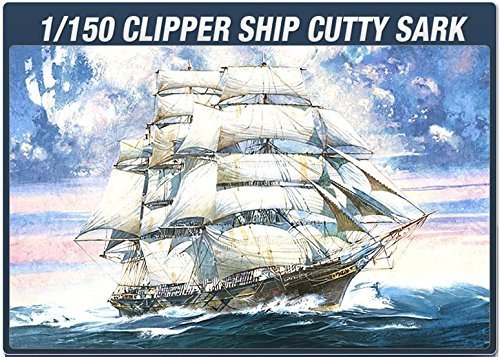 1/150 Academy Cutty Sark Clipper Ship Plastic Model Kit 14403 + SuperDaddy Highlighter (Gift) - Thumbnail 3