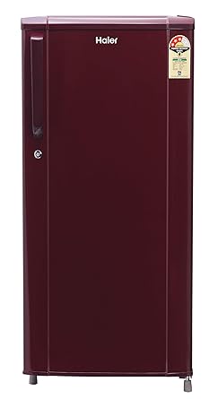 Haier 188 L 3 Star ( 2019 ) Direct-Cool Single-Door Refrigerator (HED-18TBR, Burgundy Red)