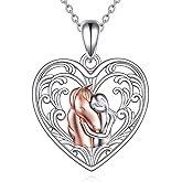YFN Horse Pendant Necklace Jewelry S925 Sterling Silver for Women