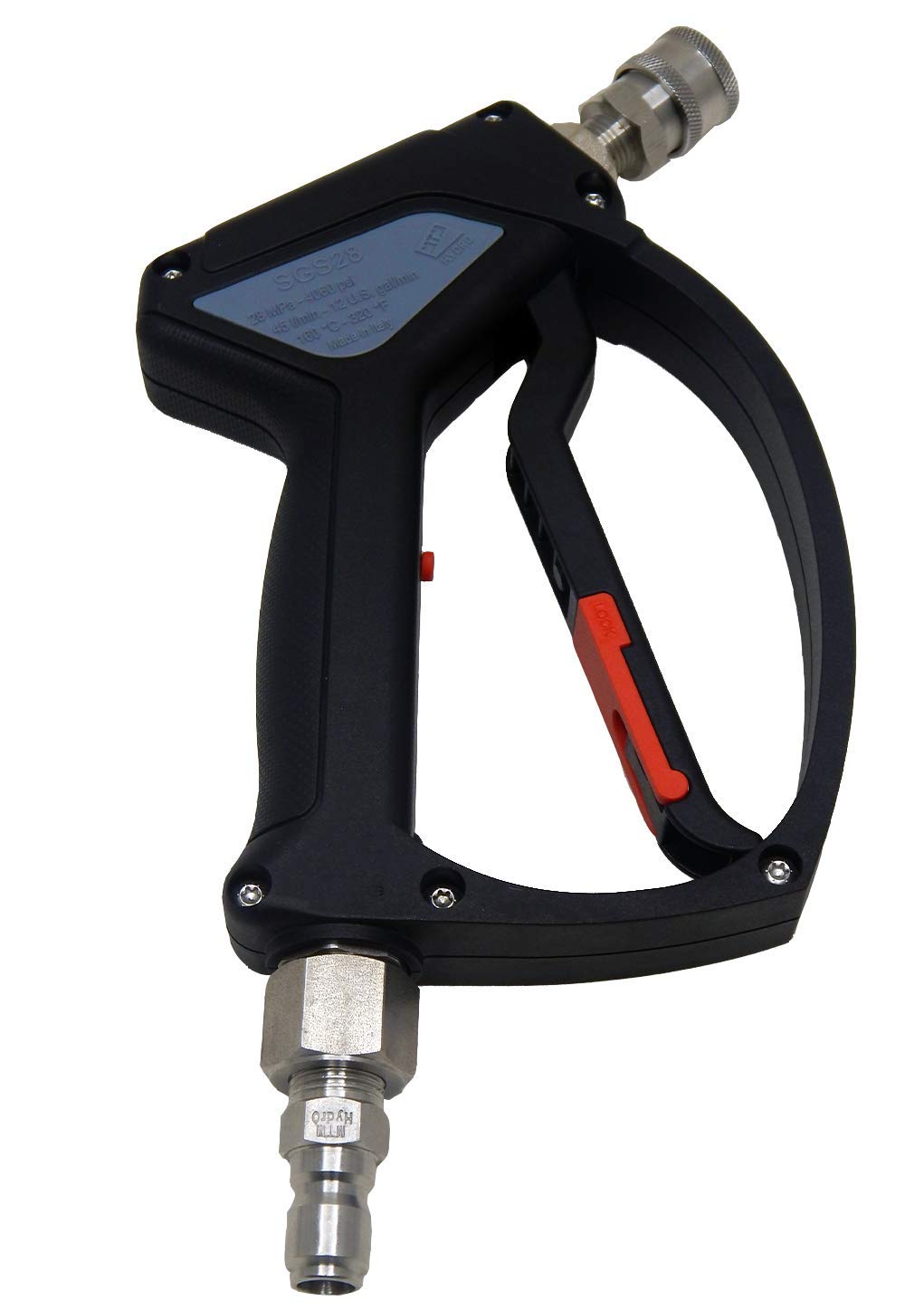 MTM Hydro SGS28 Spray Gun with Stainless QC's Installed Buy Online in