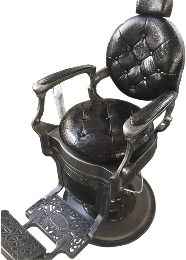 DOOST Sillón de barbero reclinable hidráulico de Servicio Pesado