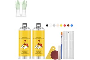 Tile Crack Repair Kit, Quick-Drying Stone Repair Paste, Multifunctional Waterproof Ceramic Porcelain Marble Repair Kit for Ki