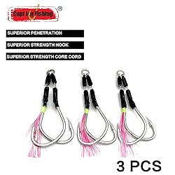 Capt Jay Fishing Assist Hooks Jigging Slow Fast