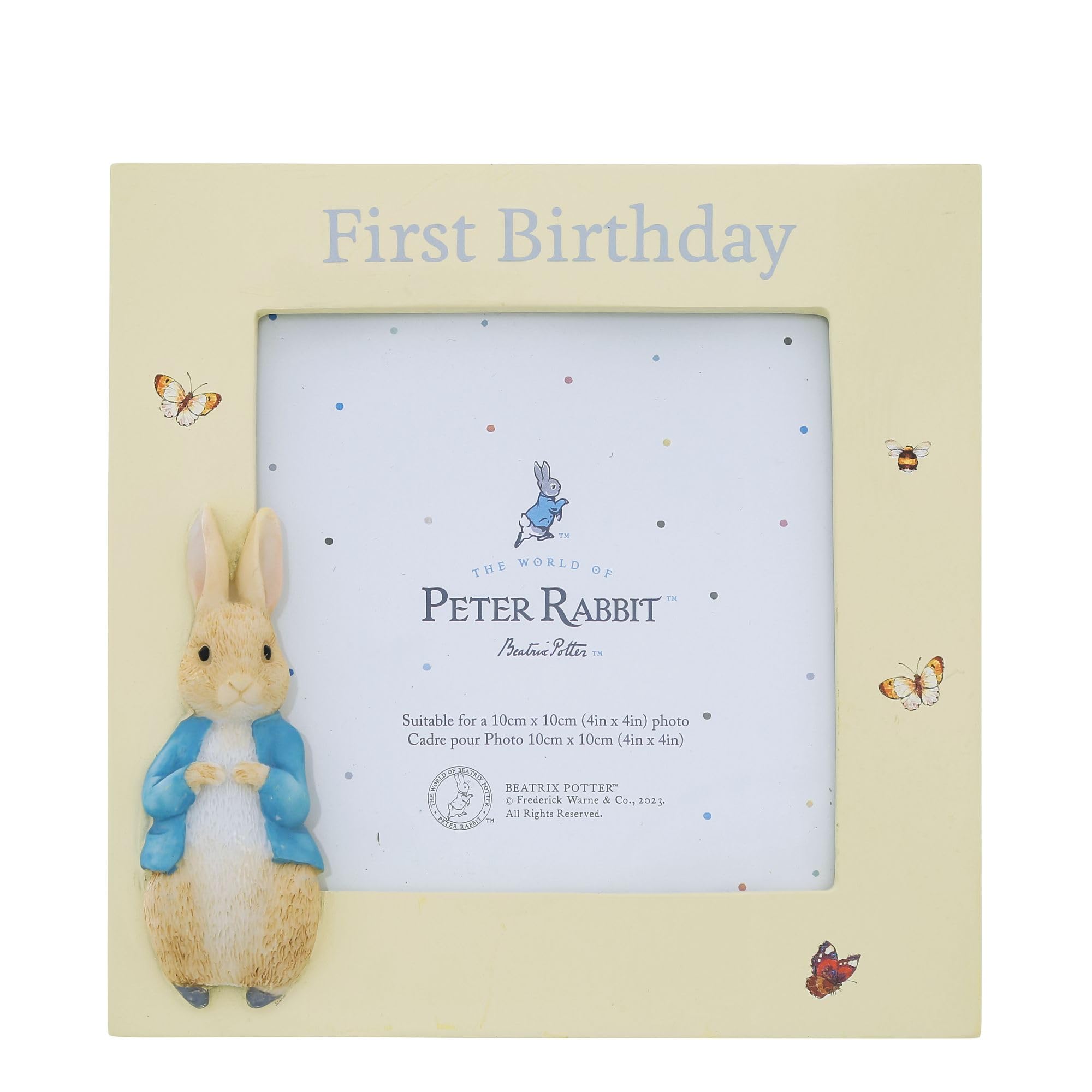 Beatrix Potter Peter 1st Birthday Frame Photo Frame