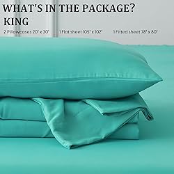 Soft Cooling King Sheet Set - Luxury Bed Sheets for