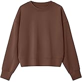 G4Free Smoofit Modal Soft Women's Sweatshirts Long Sleeve Crewneck Pullover Loose Fit Casual Tops