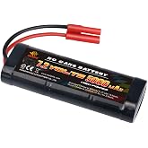 melasta 7.2V 5000mAh NiMH RC Battery for Redcat Racing &ndash; Banana Plug | High-capacity pack for Redcat Racing vehicles. Banana connector for secure fit. Long runtime rechargeable battery.