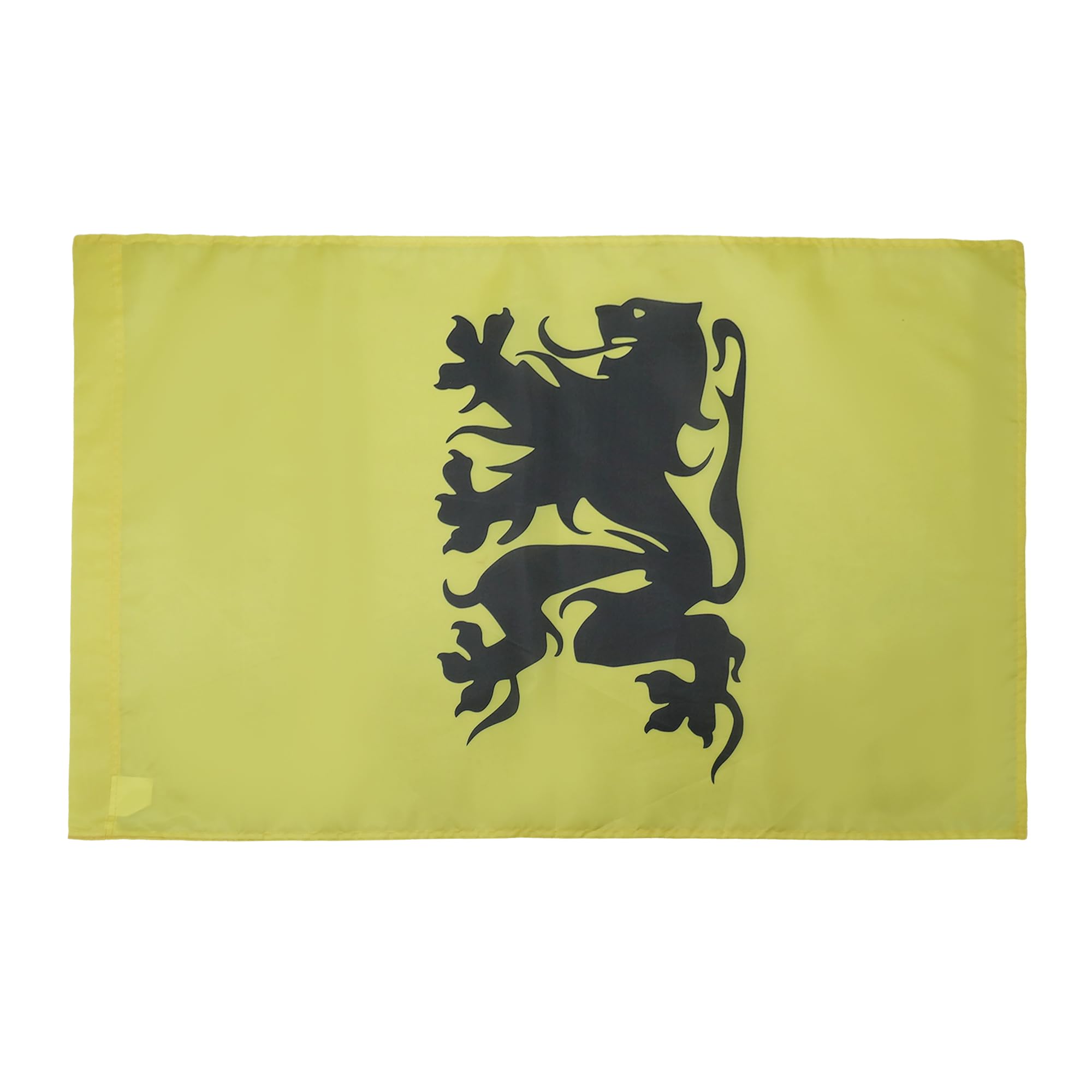 AZ FLAG - Flemish Movement Flag - 2x3 Ft - nationalist Flanders Banner with Sleeve - 100% Polyester - Fade Resistant - Vivid Colors - 2' x 3' Feet - 90x60 Cm
