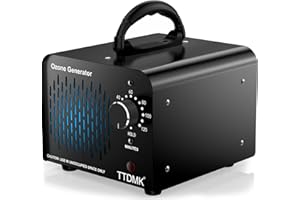 Ozone Generator, 30,000mg/h High Capacity Ozone Machine, Commercial Ozone Machine Odor Removal, Home Ozone Generator for Car, Smoke, Home, Pet, etc (Black) - by TTDMK