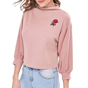 embroidered sweatshirts for ladies