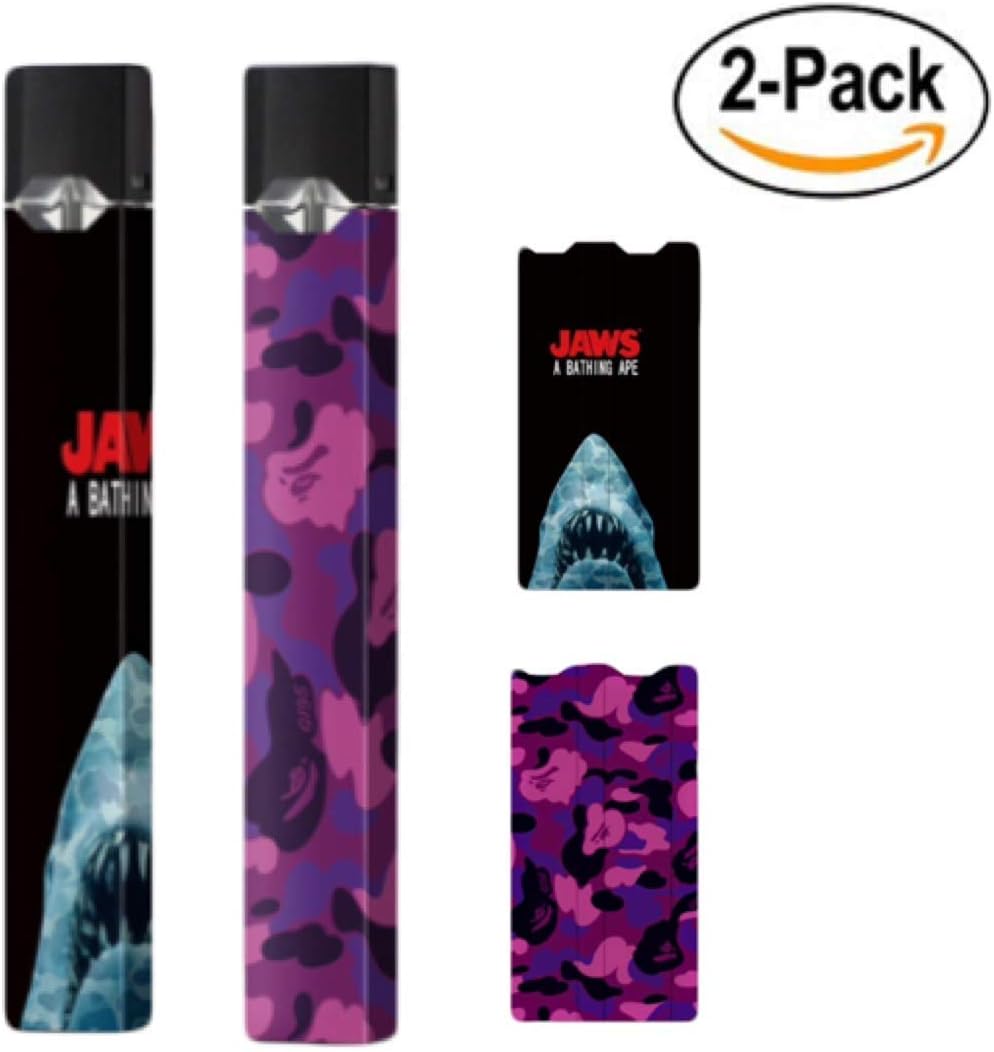 (2 Pack) JUUL Skin Wrap Decal Sticker - BAPE/JAW-BAPE