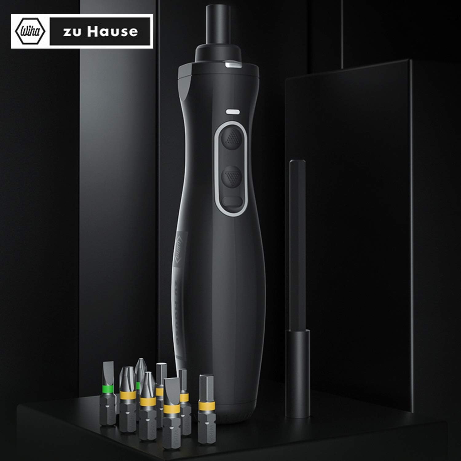 BECROWMEU Cordless Electric Screwdriver, Power Screwdriver with 8 Precision Bits Adjustable Torque for home DIY Furniture Toys Socket Screwdrivers WIHA ZU HAUSE Tool sets