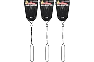 Enoz Sergeant Swat Bug Swatter - 3 Pack - Heavy Ultra Duty Manufactured Flyswatter - Environmentally Conscious, Effective, and Inexpensive Method to Control Flying Insects