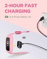 Vigor 2 L Kids Fitness Tracker Pink for 5-15 Heart Rate IP68 view 6