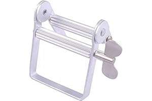 UPTUOLI Toothpaste Squeezer, Metal Toothpaste Tube Squeezer Paint Tube Wringer Tube Roller for Artist, Hair Salon, Painter, Hairdressing, Hair Color Dye, Hand Cream, Toothpaste