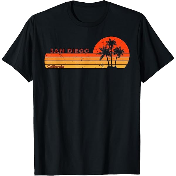 Amazon.com: Vintage San Diego California T-Shirt : Clothing