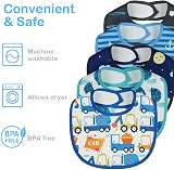 Vicloon Baby Bandana Dribble Bibs 7 Pack Teething Soft Absorbent view 4