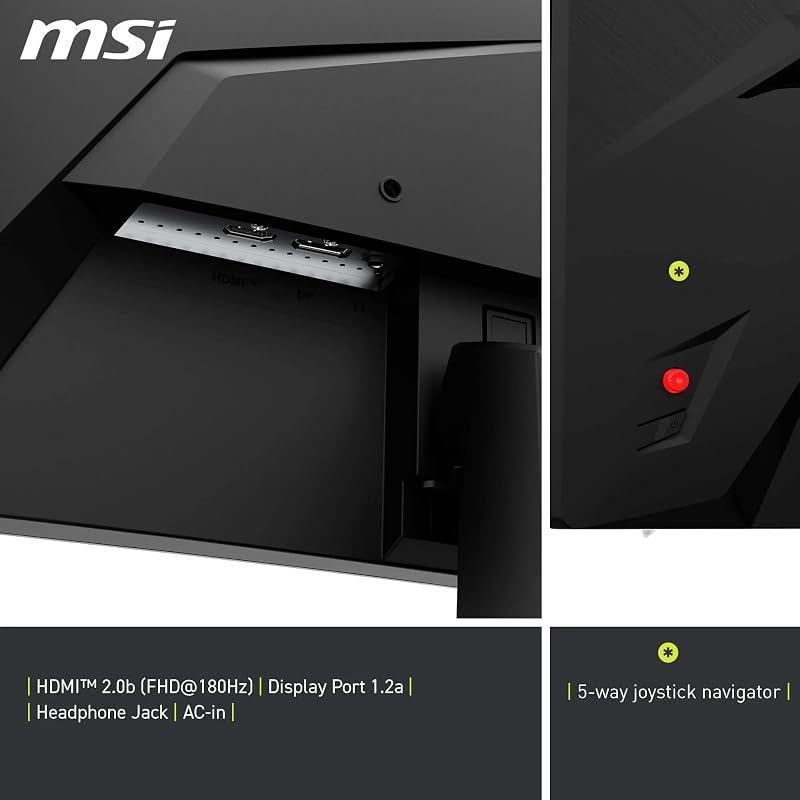 MAG 242CA Monitor Gaming 24" FHD 1500R 1920x1080 VA, 180 Hz, 1ms