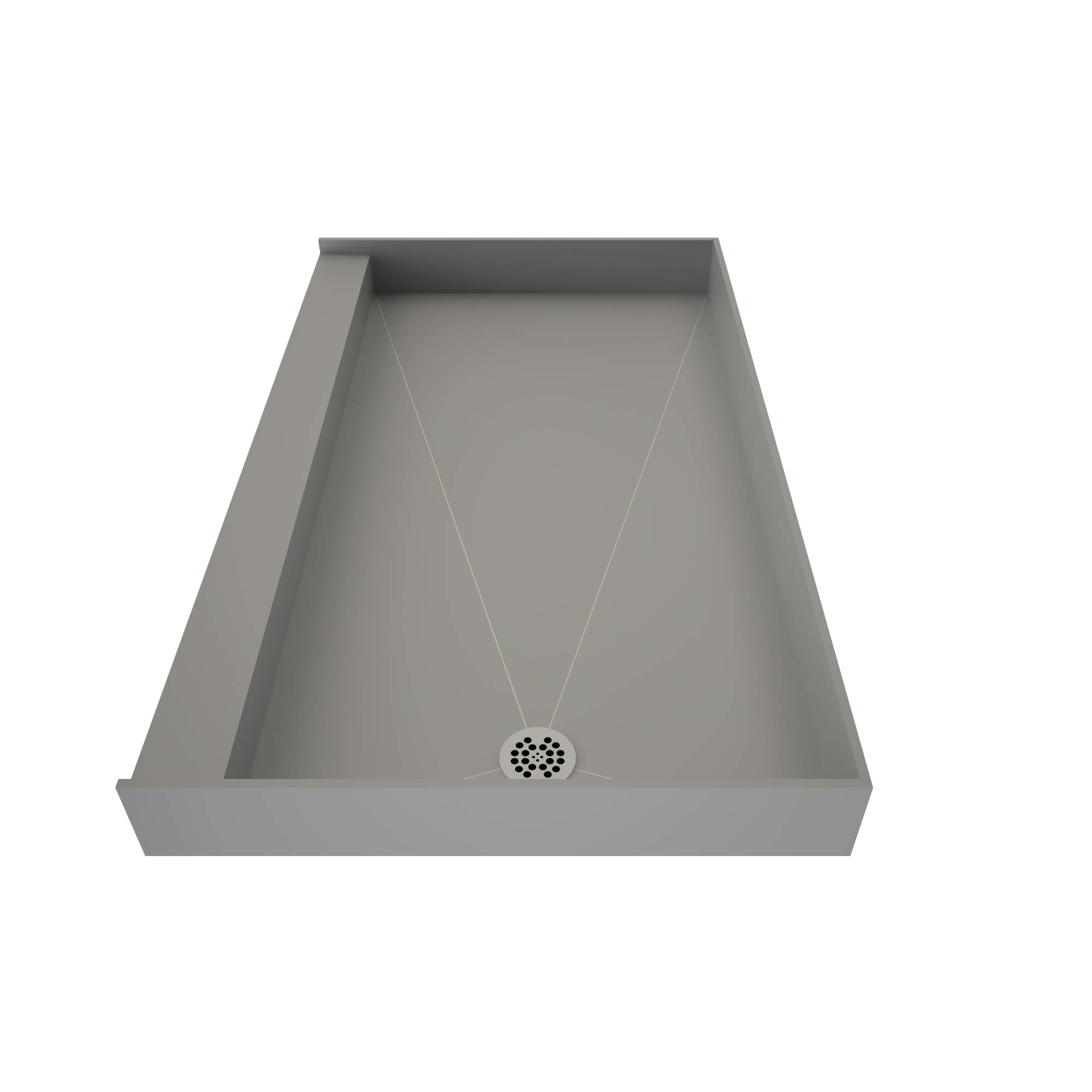 Tile Redi USA 3060RSPVC-13-2-4 Redi Base Shower Pan, 60" W x 30" D, Black SIMILAR TO LOT PHOTO 