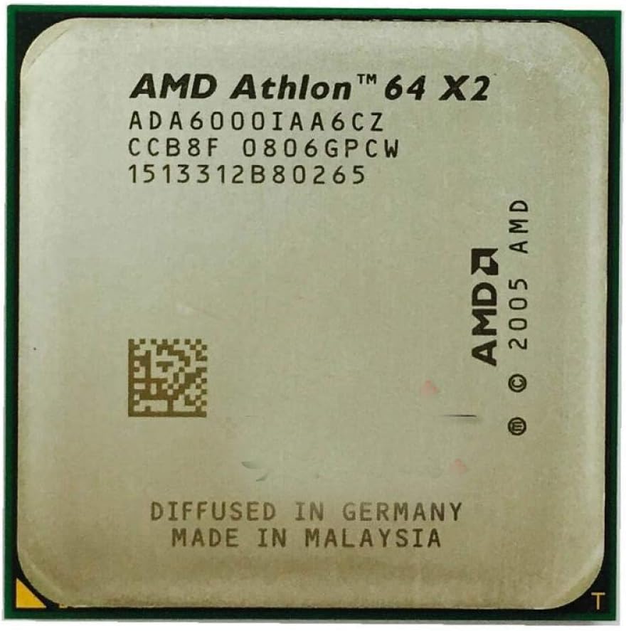 6000 3 Ghz w Dual Core Cpu Processor Ada6000iaa6cz Socket Am2 Amd Athlon 64 X2 6000