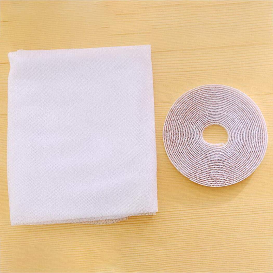 Foshin Home Clear Self-adhesive Window Screen Curtain Mesh Mosquito Net