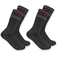 Carhartt Men's Heavyweight Synthetic-Wool Blend Boot Sock 2 Pack