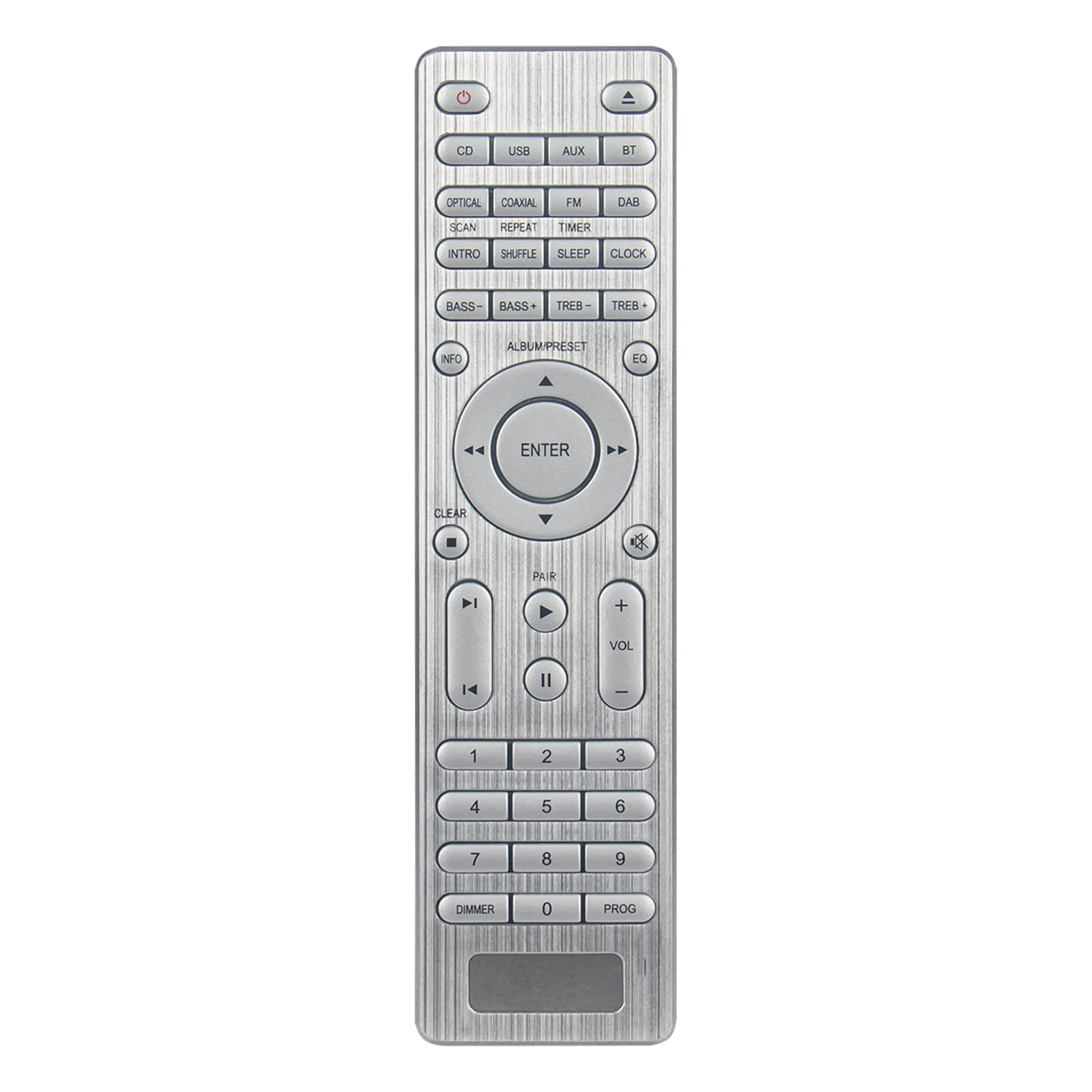 ALLIMITY 105000986 Replace Remote Control fit for JVC CD HIFI UXD427S UX-D427S UXD457S UX-D457S