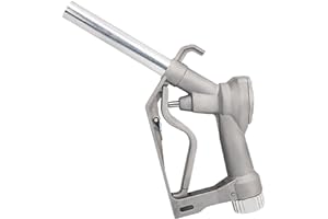 GDDGHS Fuel Nozzle 3/4", Gas Pump/Tank Nozzle with Hook and Swivel for Diesel Gasoline Kerosene, Manual Fuel Nozzles 3/4" Inlet&15/16" Outlet, Flow Rate 20 GPM, 50 PSI