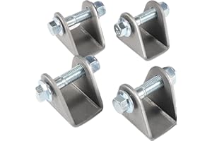 4-Pack Shock Mount，Steel Base Shock Absorption Suspension Bracket mounting Compatible with Motorcycle Dirt Pit Bike ATV Go Ka