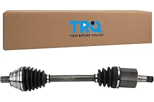 TRQ Front Driver Side CV Axle Assembly Compatible with 12-14 Volkswagen Passat L5 2.5L Automatic Transmission 14-17 Passat L4 1.8L Automatic Transmission 19-20 Passat 17 Beetle SE SEL S