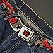 Buckle-Down Seatbelt Belt - DAREDEVIL Action Poses/Comic Panels Grays/Red - 1.5
