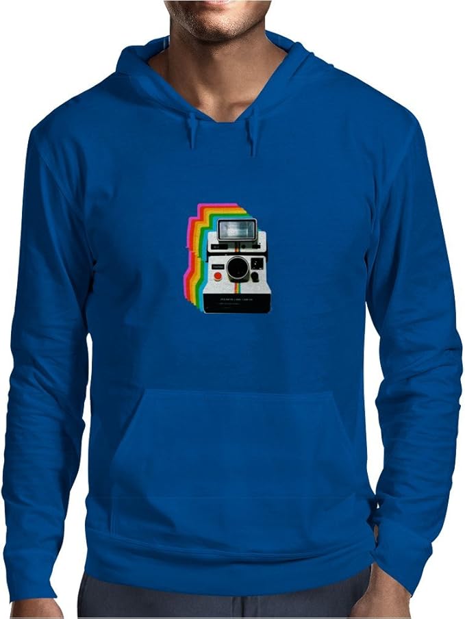 rainbow polaroid hoodie