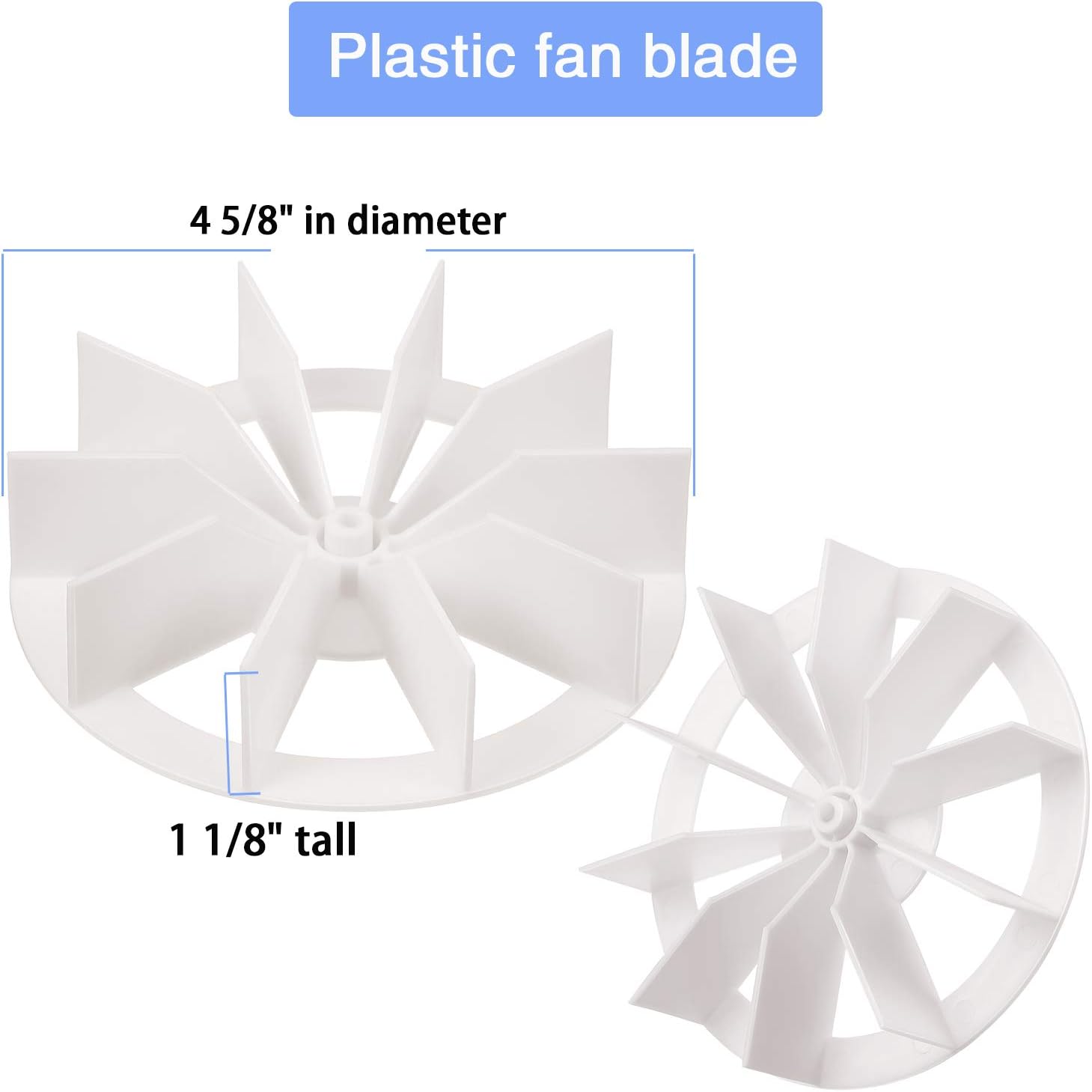 Bathroom Vent Fan Motor and Blower Wheel Replacement Electric Motors Kit Compatible with Nutone Broan 50CFM 120V - - 